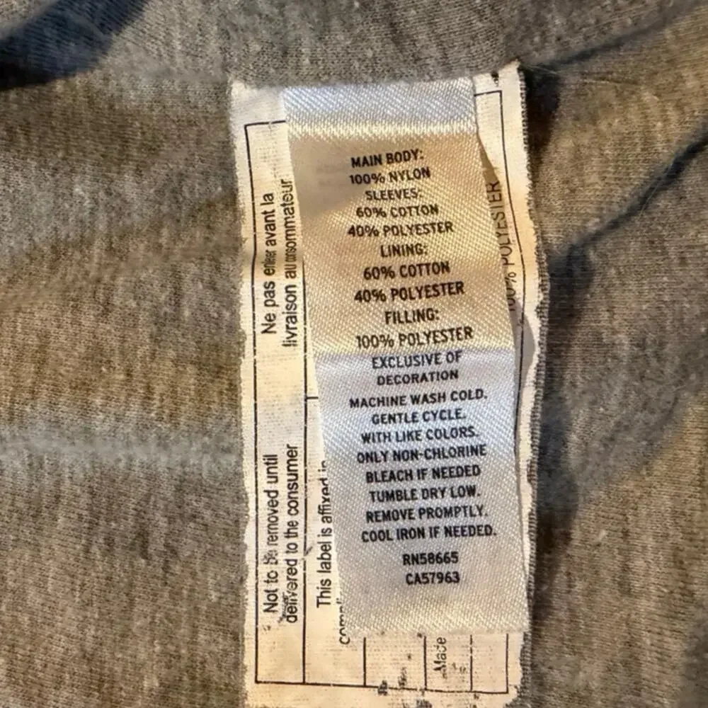 Tucker + Tate Kids' Summit Crest Mixed Media Jacket 24 months puffer blue grey